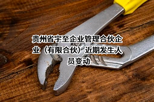 贵州省宇至企业管理合伙企业（有限合伙）