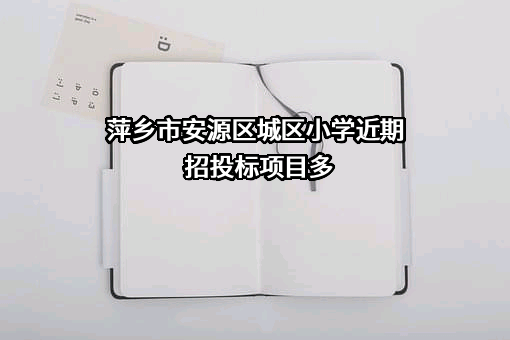 萍乡市安源区城区小学近期招投标项目多