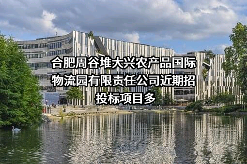 合肥周谷堆大兴农产品国际物流园有限责任公司