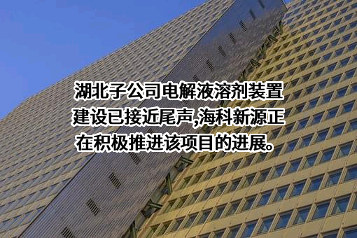 山东海科新源材料科技股份有限公司
