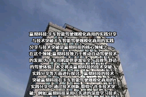 嬴彻科技（上海）有限公司