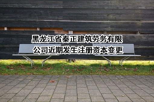 黑龙江省秦正建筑劳务有限公司