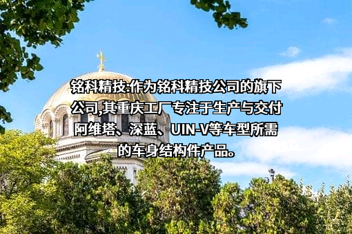 铭科精技控股股份有限公司