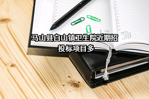 马山县白山镇卫生院近期招投标项目多