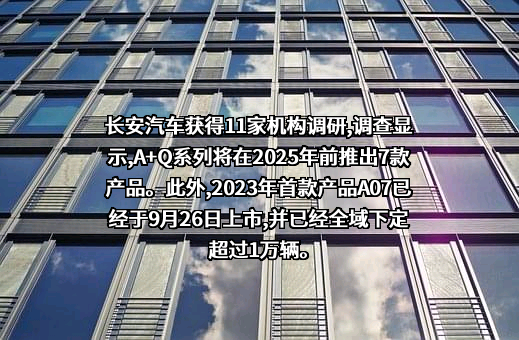 重庆长安汽车股份有限公司