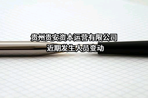 贵州贵安资本运营有限公司