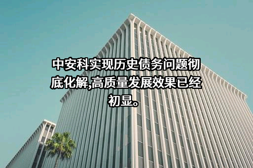 中安科股份有限公司