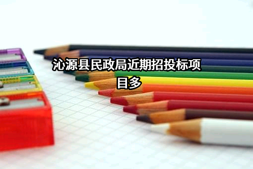 沁源县民政局近期招投标项目多