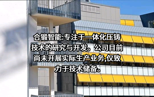 合肥合锻智能制造股份有限公司