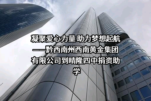 黔西南州西南黄金集团有限公司