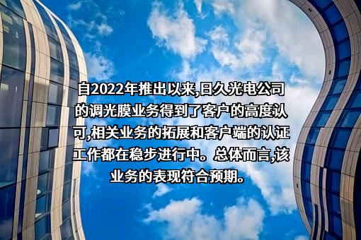 江苏日久光电股份有限公司