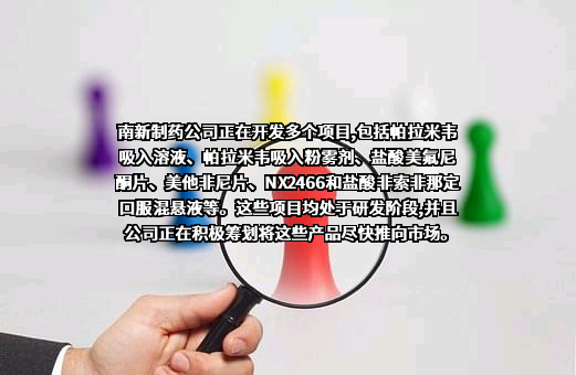 湖南南新制药股份有限公司