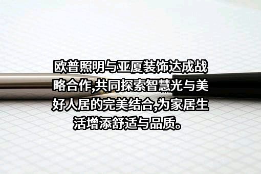 欧普照明股份有限公司