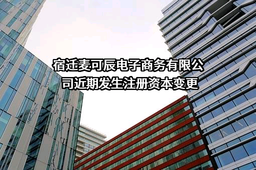 宿迁麦可辰电子商务有限公司