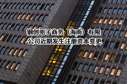 钢创电子商务（海南）有限公司