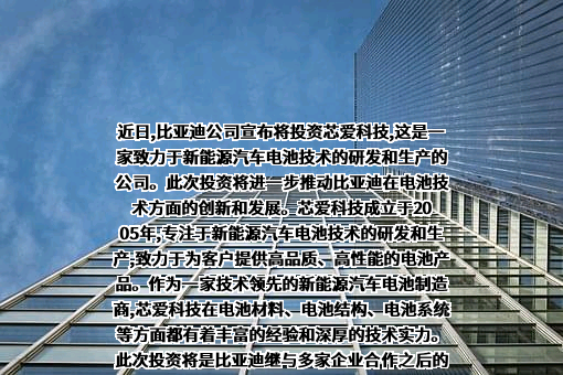 比亚迪股份有限公司