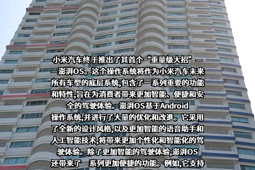 小米汽车有限公司