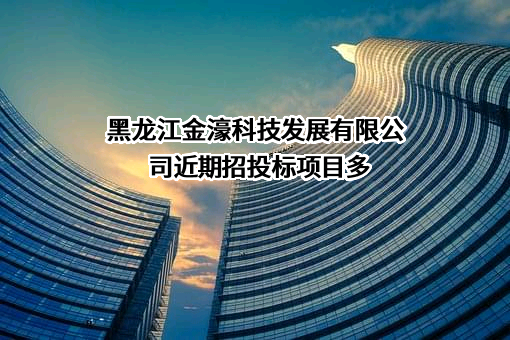 黑龙江金濠科技发展有限公司近期招投标项目多