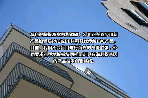 浙江海利得新材料股份有限公司