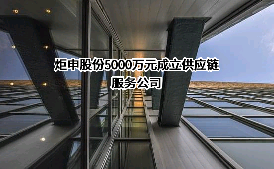 广东炬申物流股份有限公司