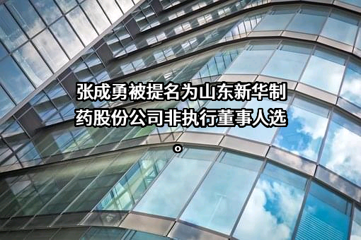 山东新华制药股份有限公司