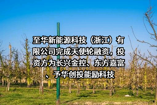 至华新能源科技（浙江）有限公司