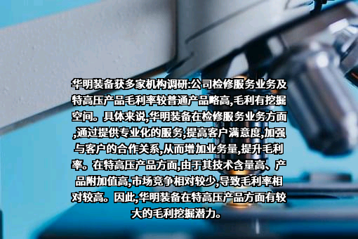 华明电力装备股份有限公司