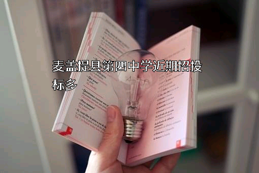 麦盖提县第四中学