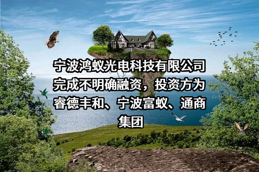 宁波鸿蚁光电科技有限公司