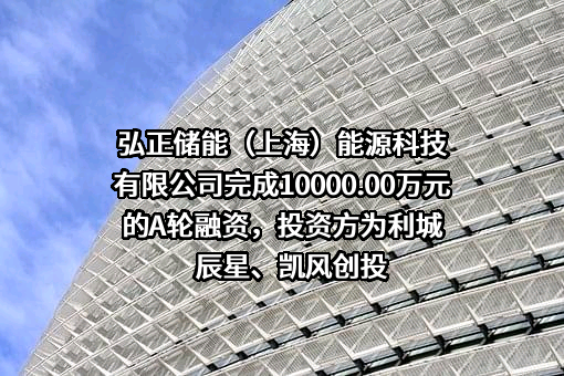 弘正储能（上海）能源科技有限公司