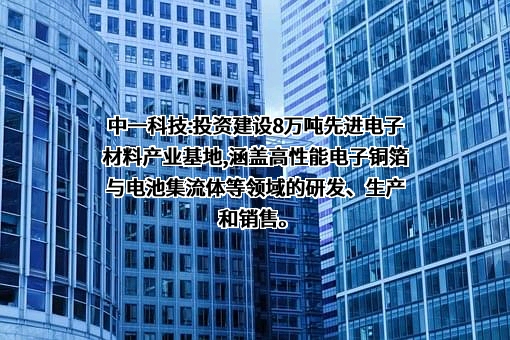 湖北中一科技股份有限公司