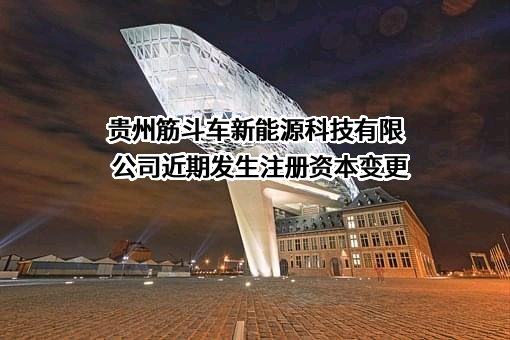 贵州筋斗车新能源科技有限公司