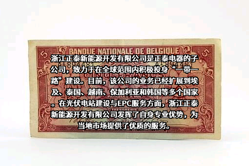 浙江正泰新能源开发有限公司