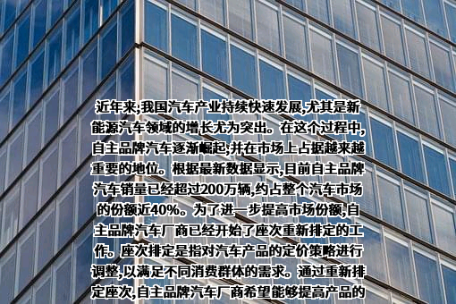 重庆长安汽车股份有限公司