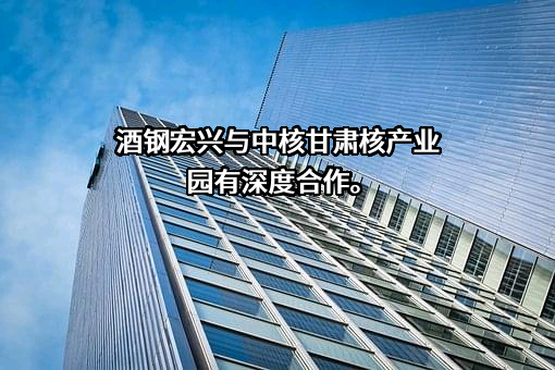 甘肃酒钢集团宏兴钢铁股份有限公司