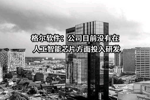 格尔软件股份有限公司