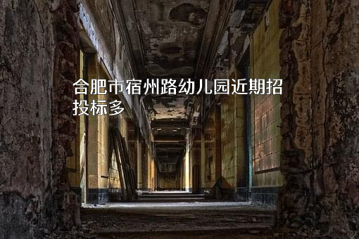 合肥市宿州路幼儿园