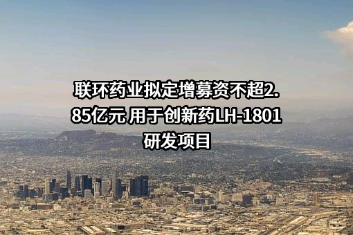 江苏联环药业股份有限公司