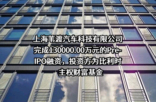 上海苇渡汽车科技有限公司