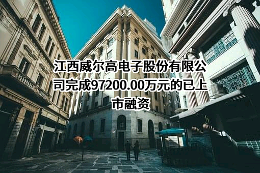 江西威尔高电子股份有限公司