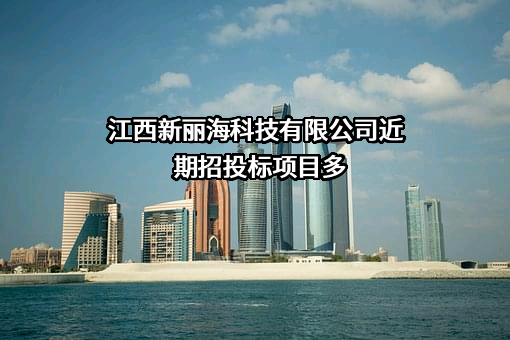 江西新丽海科技有限公司近期招投标项目多