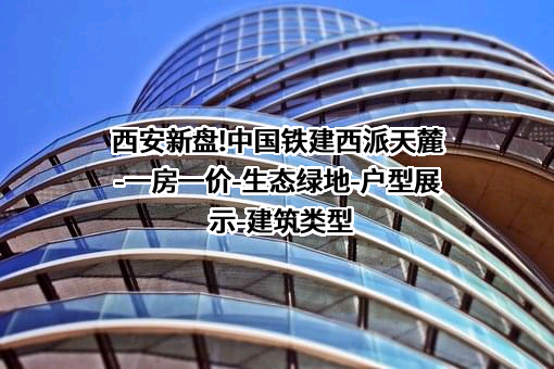 西安新盘!中国铁建西派天麓-一房一价-生态绿地-户型展示-建筑类型