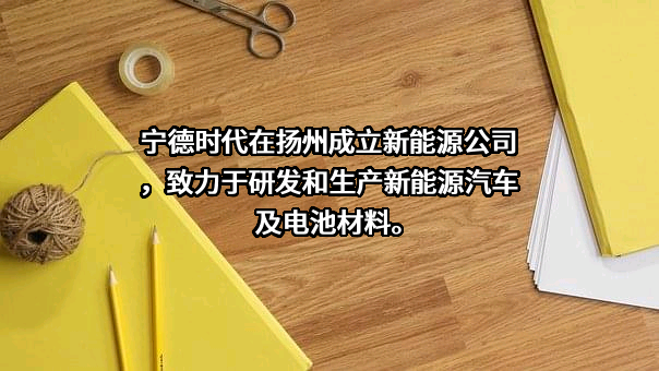 宁德时代新能源科技股份有限公司
