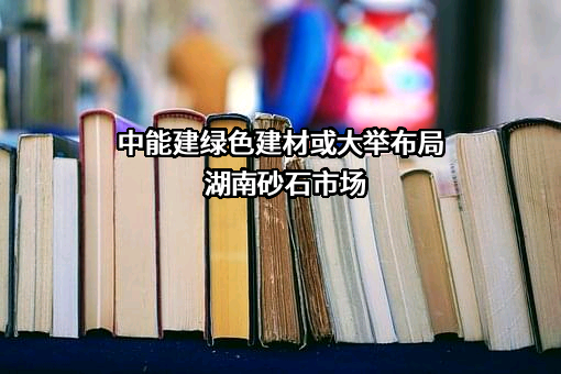 中能建绿色建材有限公司