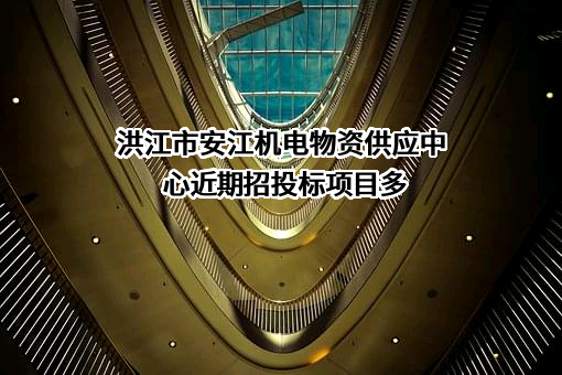 洪江市安江机电物资供应中心近期招投标项目多