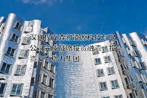 深圳埃克森新能源科技有限公司