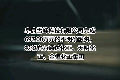 阜康雪峰科技有限公司