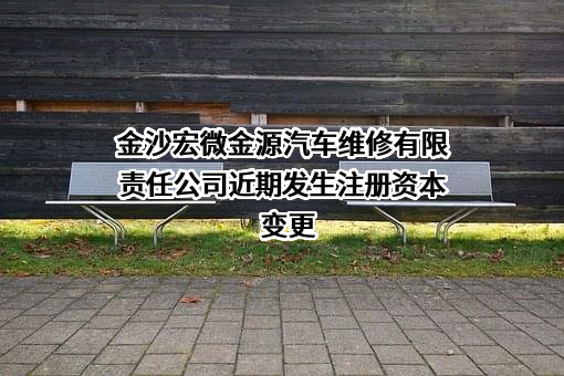 金沙宏微金源汽车维修有限责任公司