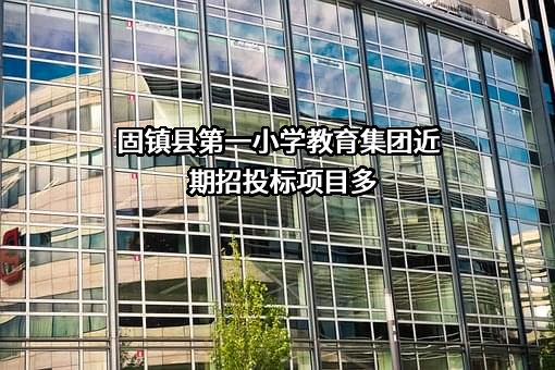 固镇县第一小学教育集团近期招投标项目多