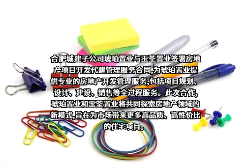合肥城建琥珀置业有限公司
